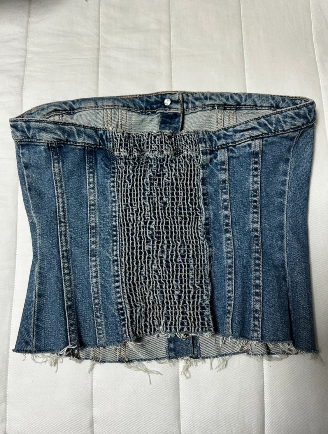 착샷o) 자라 데님 크롭 뷔스티에 상품이미지4