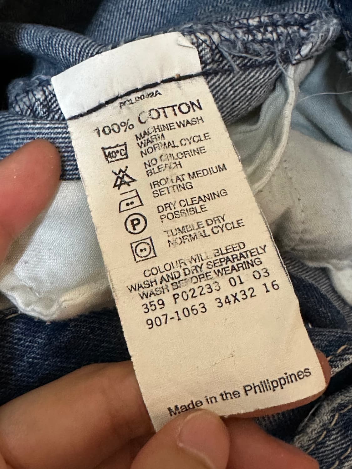 리바이스 907 부츠컷 데님처분  상품이미지6