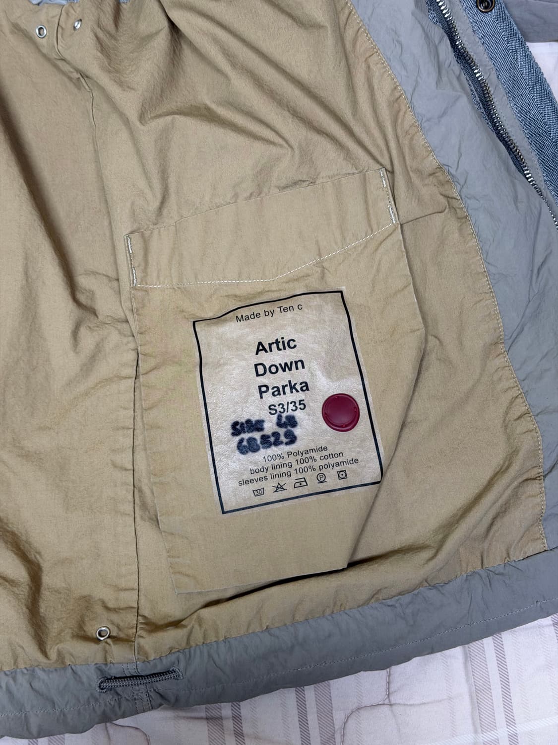 [48] 텐씨 아틱 파카(그레이) 상품이미지2