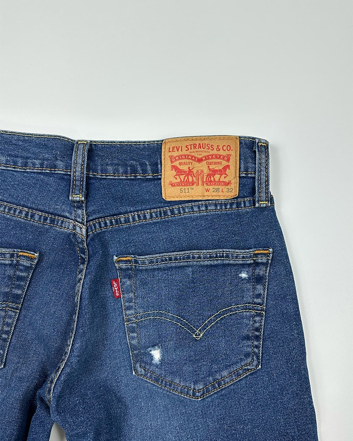 리바이스 511 데미지 아트워크 데님 팬츠 상품이미지3