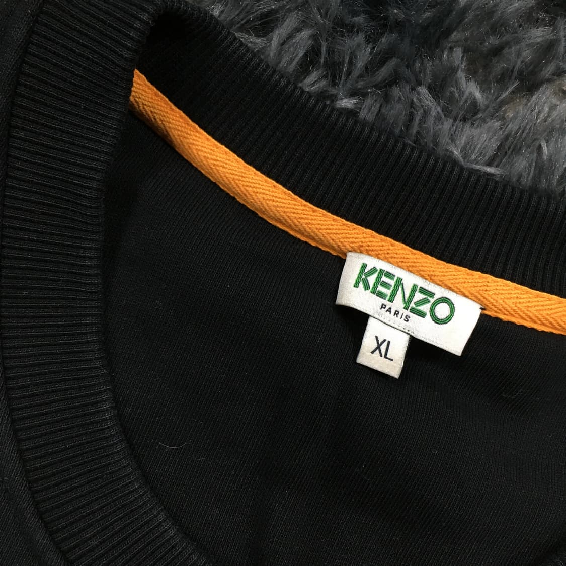 투티/A10 KENZO PARIS 호랑이 자수 맨투맨 블랙 빈티지 상품이미지2
