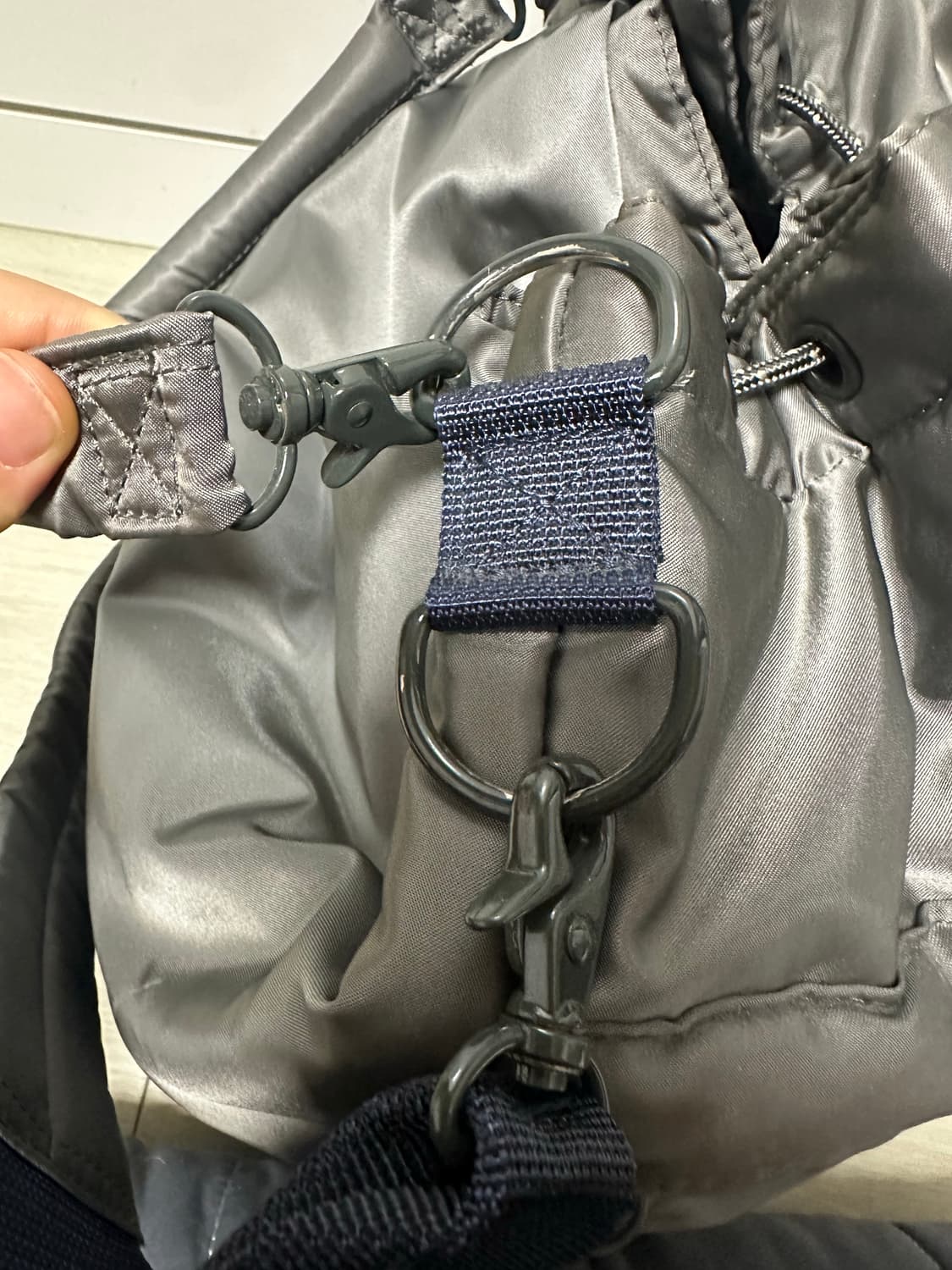 요시다포터 한정판 PX탱커 2way 툴백 그레이 상품이미지5