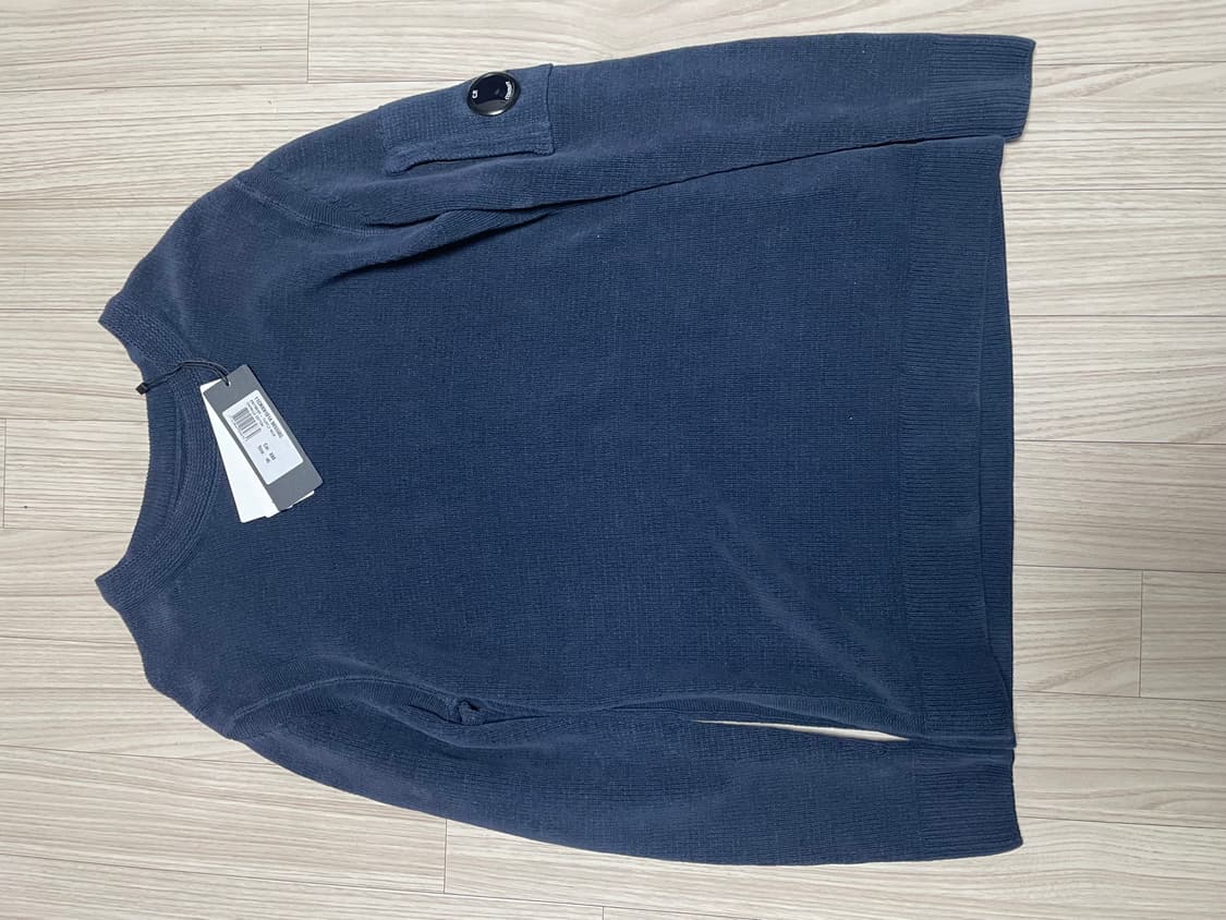 새상품) CP 컴퍼니 셔닐 코튼 니트 네이비 상품이미지2