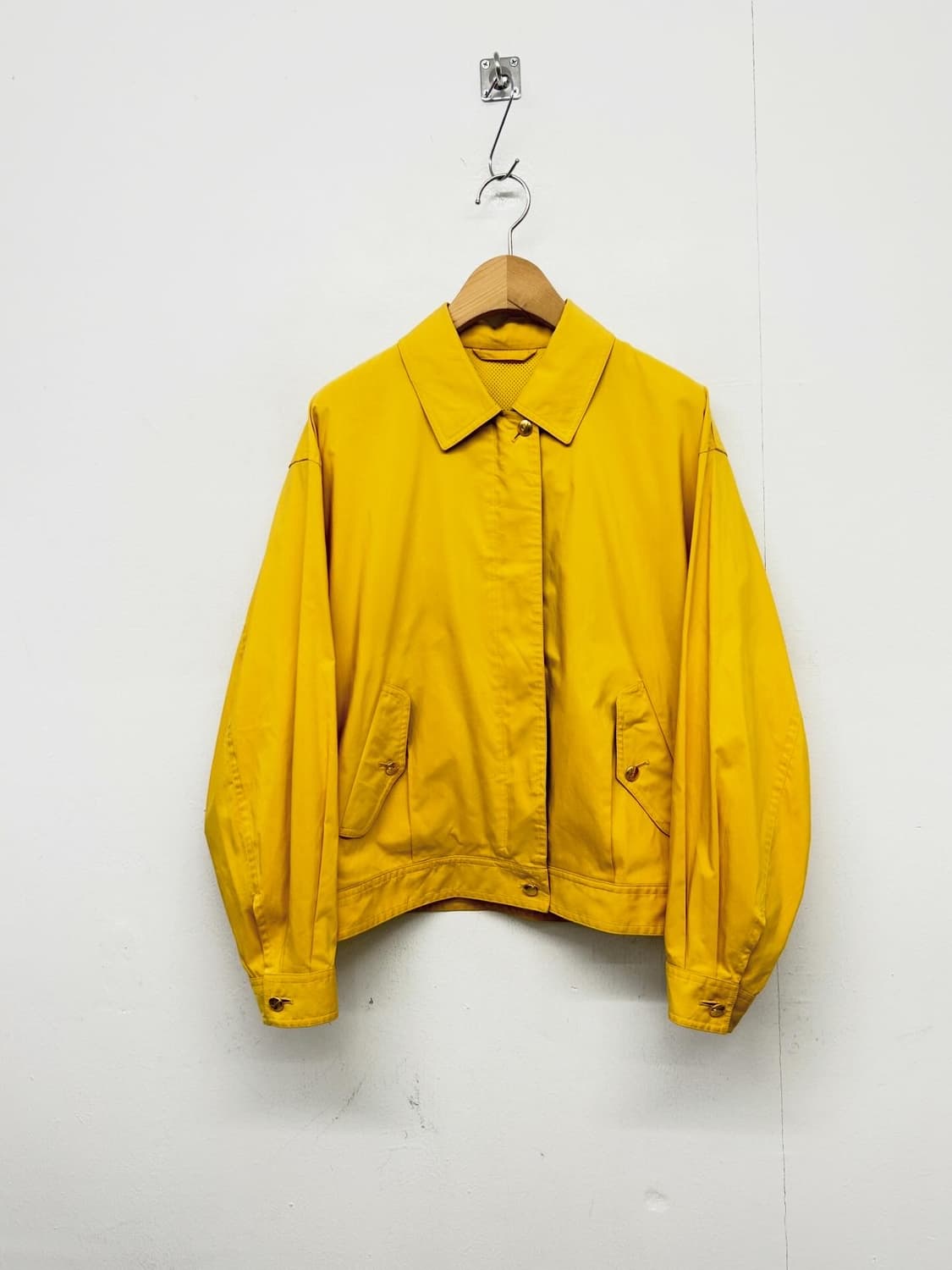 90s JPN 버버리 옐로우 헤링턴 자켓 상품이미지1