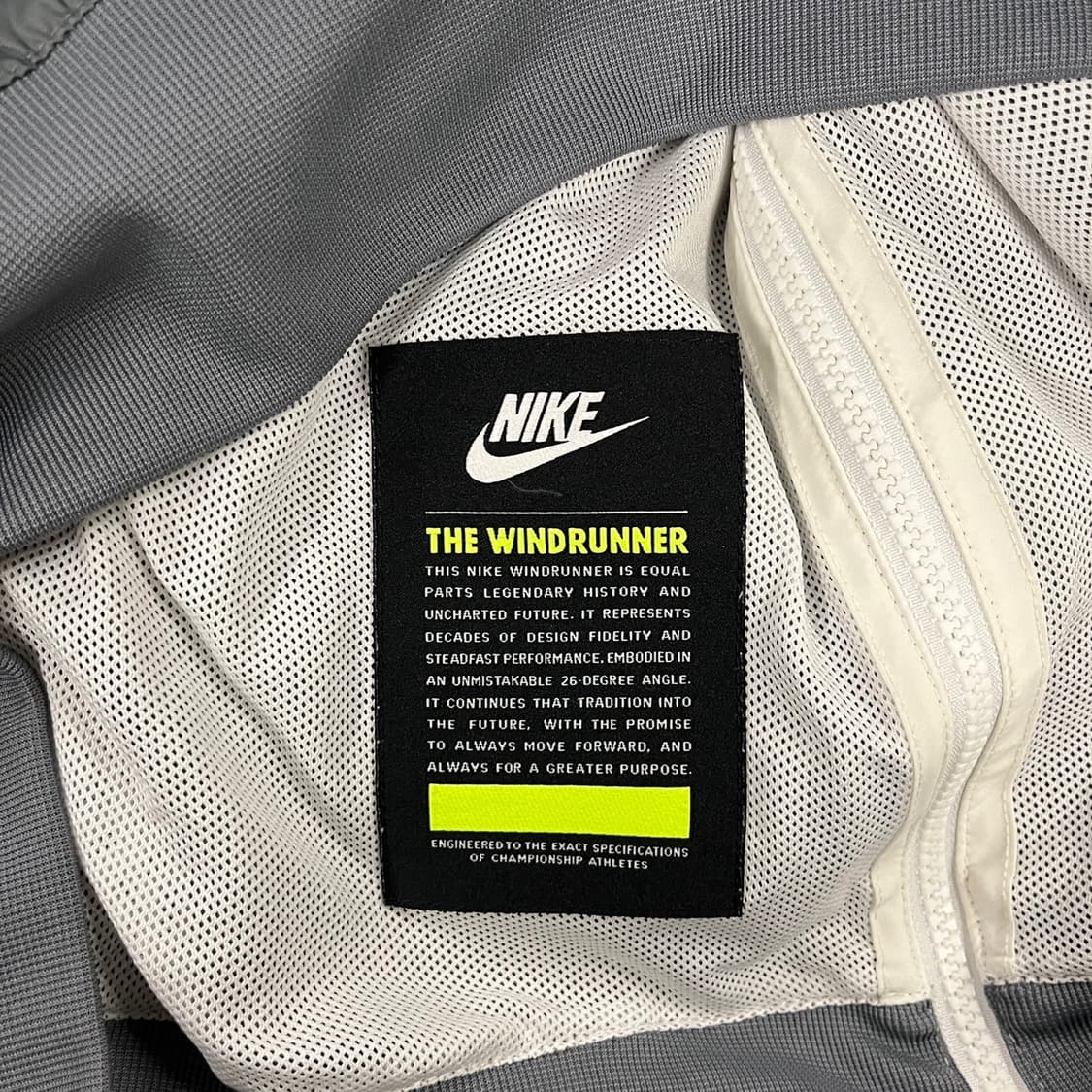 [정품/XL] 나이키 바람막이 화이트 그레이 b8 상품이미지5
