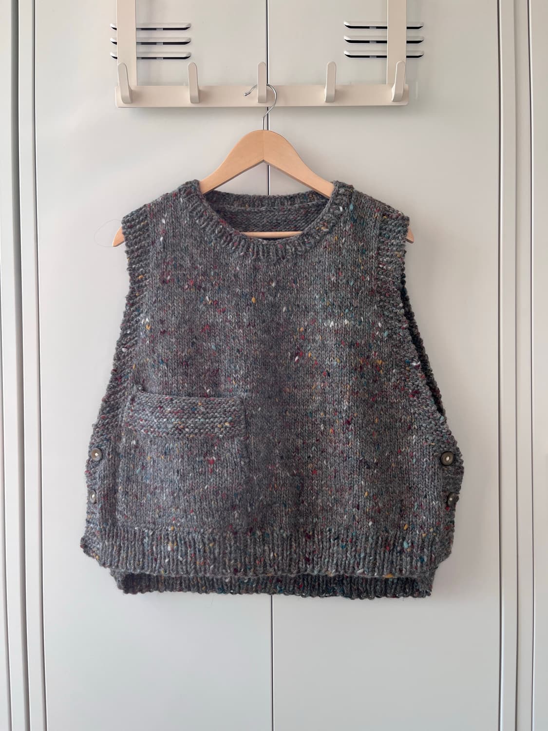 빈티지 핸드메이드 헤비 울니트 조끼  상품이미지9