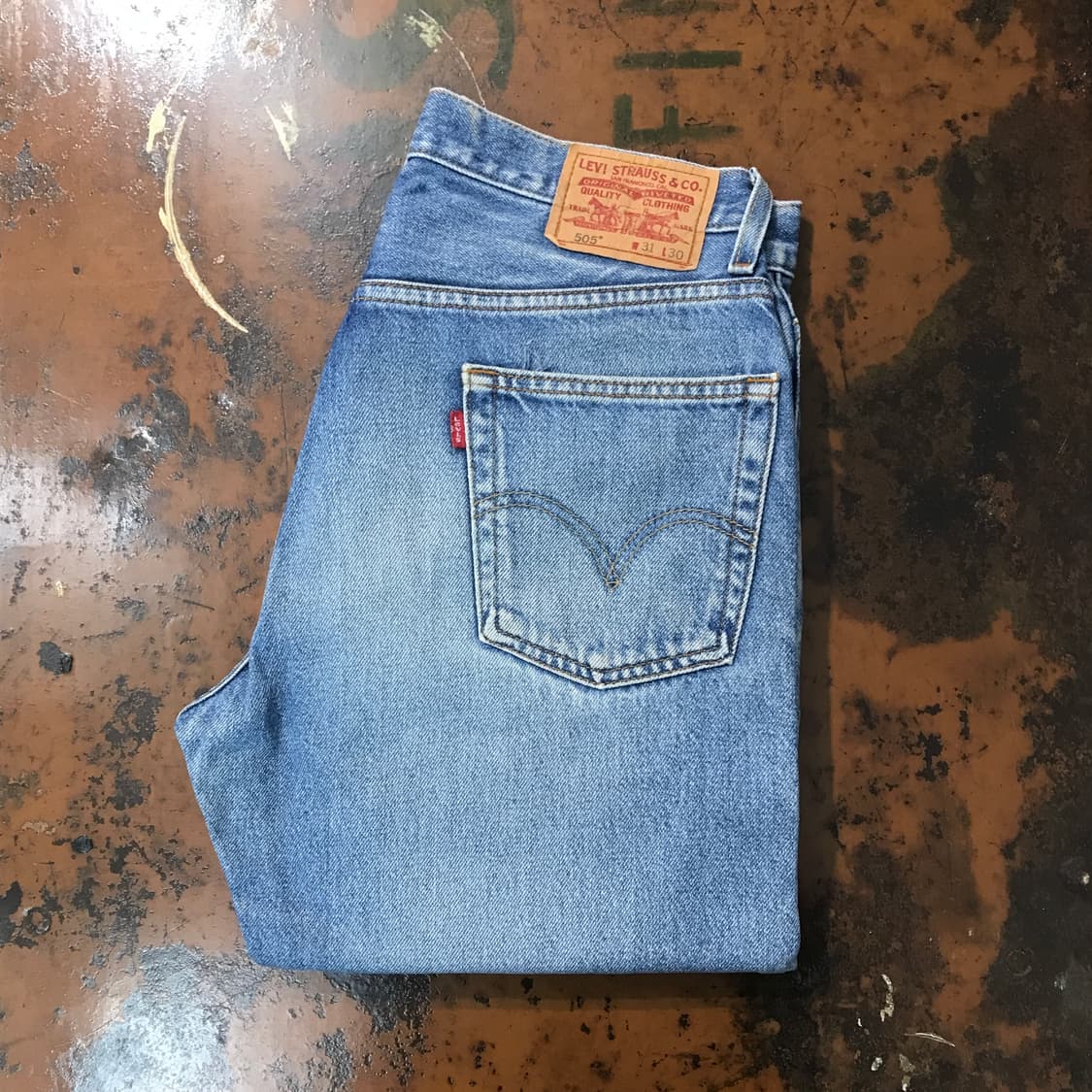 리바이스 505 연 중청 데님 팬츠 허리 31 32 사이즈 상품이미지1
