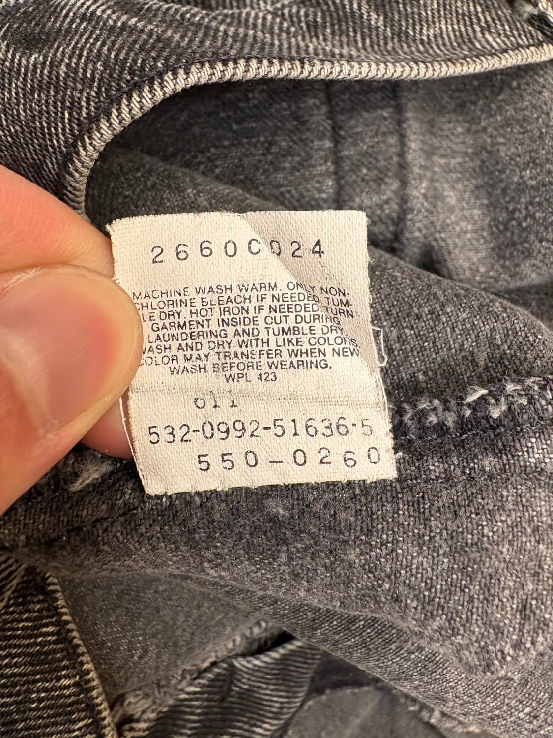 리바이스 550 데님 팬츠 (USA) 상품이미지5