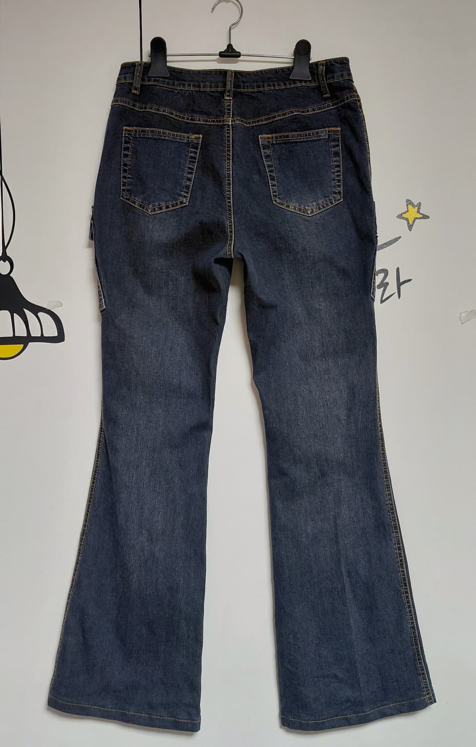 [VINTAGE] SUNROSE Y2K 카고 절개 부츠컷 데님 팬츠 상품이미지8