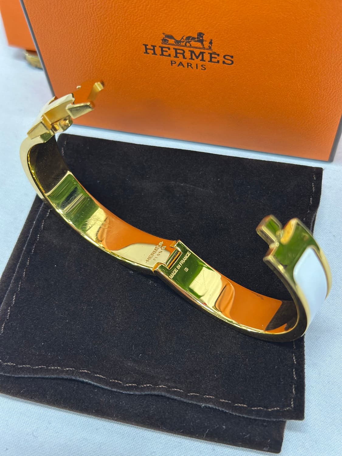 [풀구성] 에르메스 클릭아슈 화이트 골드 PM 상품이미지6