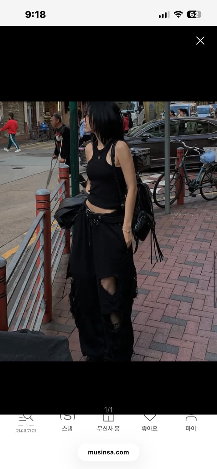 트리밍버드 Zipper Finishing Flap Mini 백팩 블랙 상품이미지4