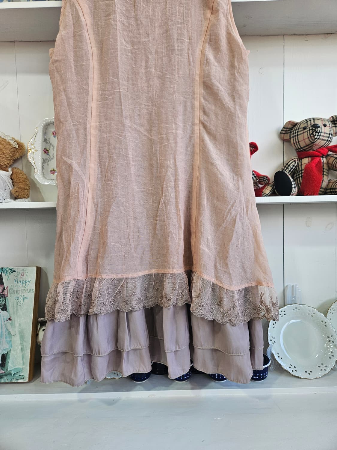 axes femme 레이스 레이어드 쉬폰 원피스 상품이미지8