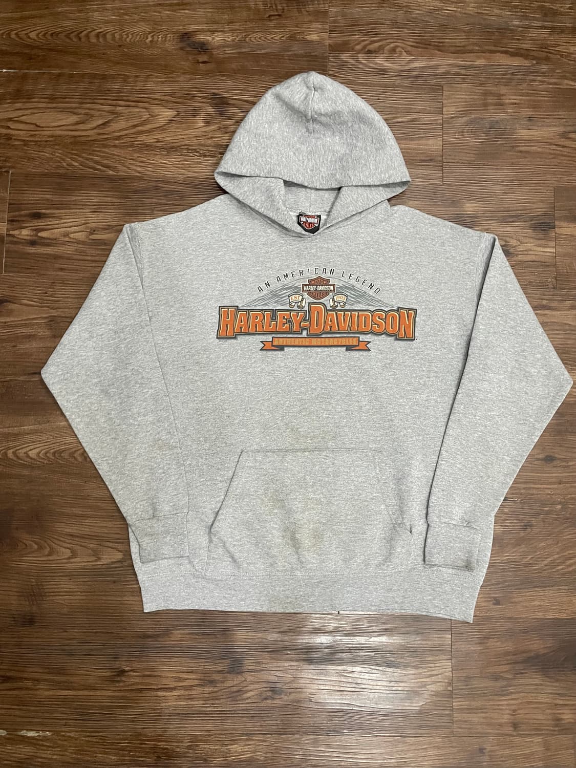 할리데이비슨 후드티 그레이 상품이미지4