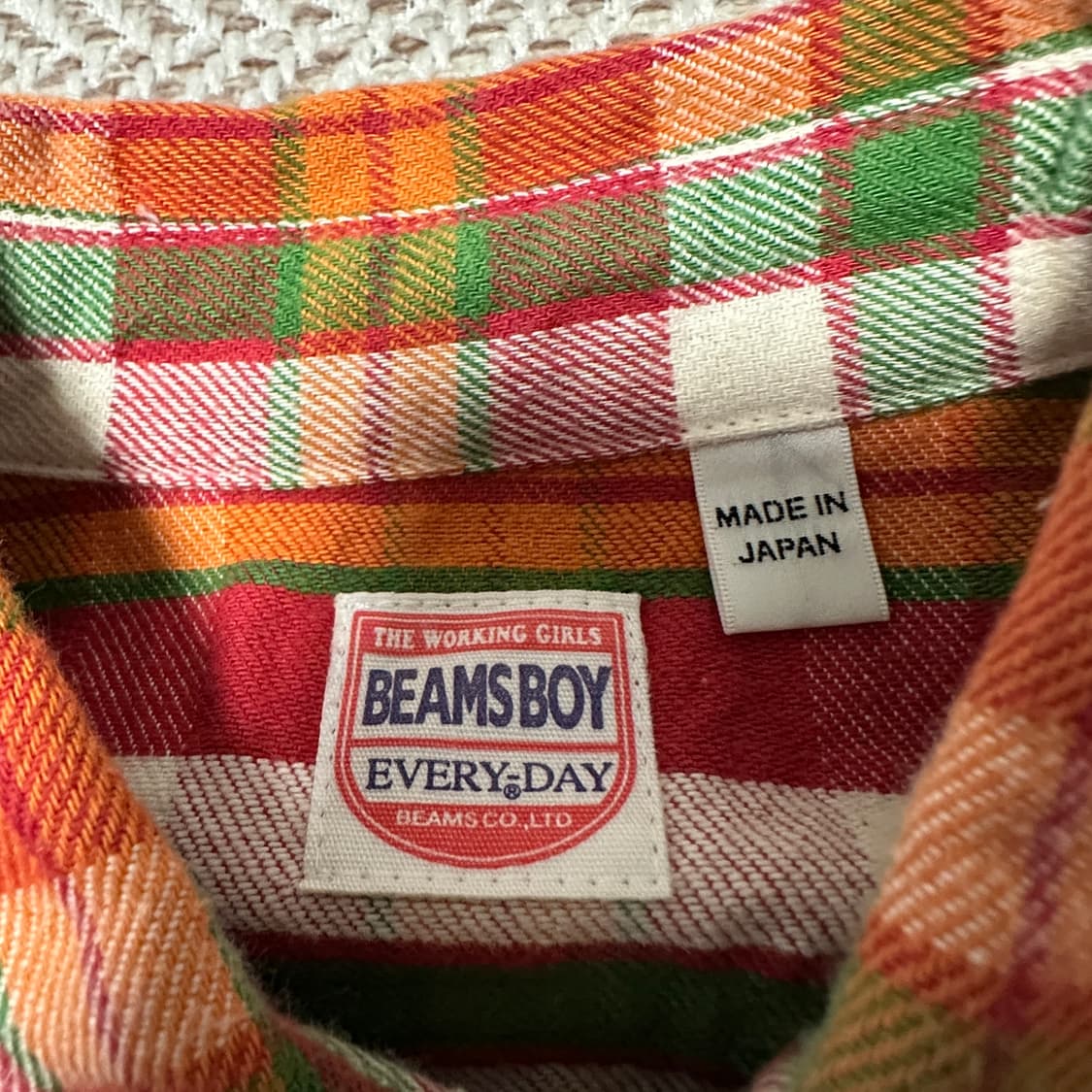 BEAMS BOY japan elbow patch onepiece 상품이미지3