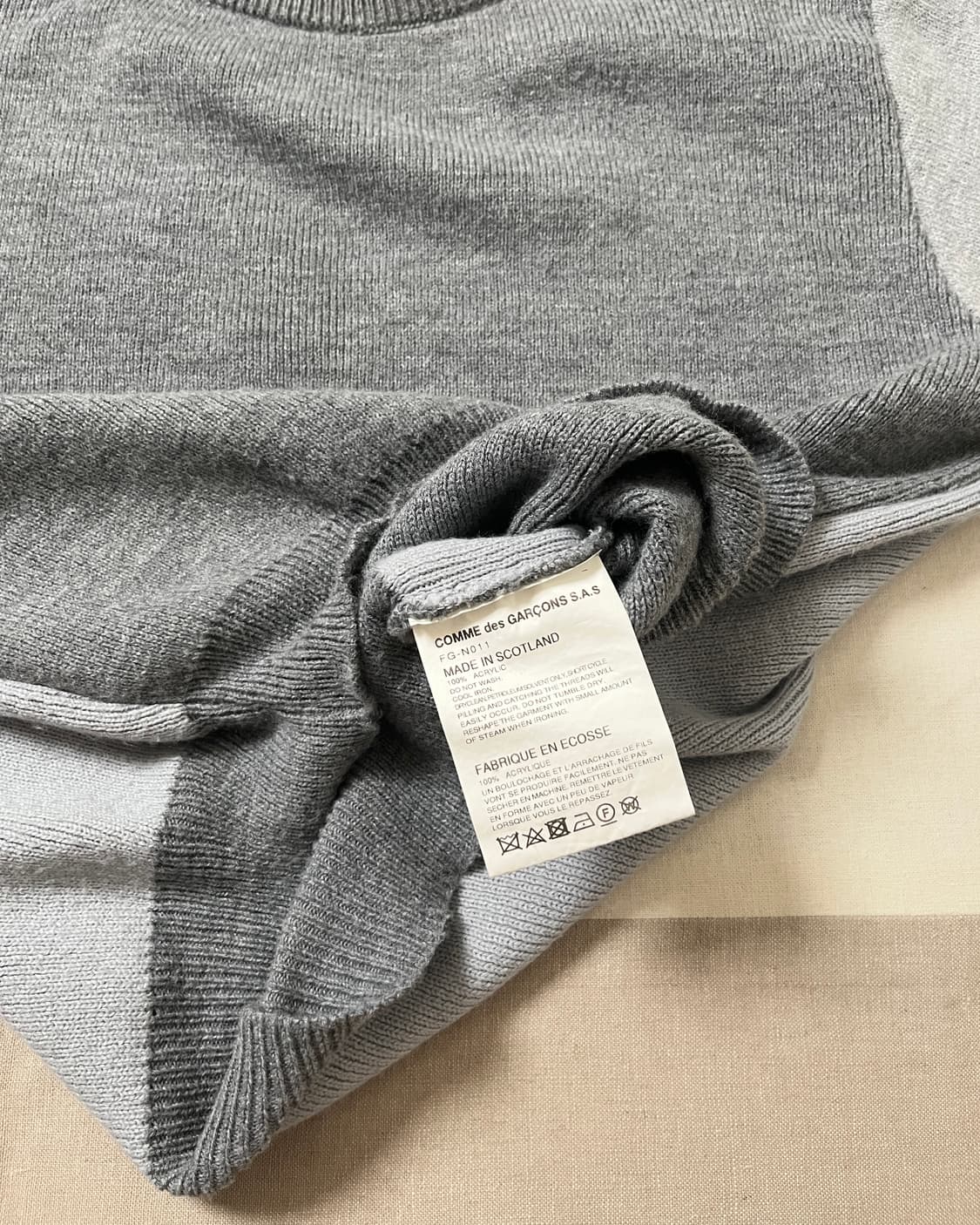 꼼데가르송 X lochaven of Scotland 니트 스웨터 상품이미지9