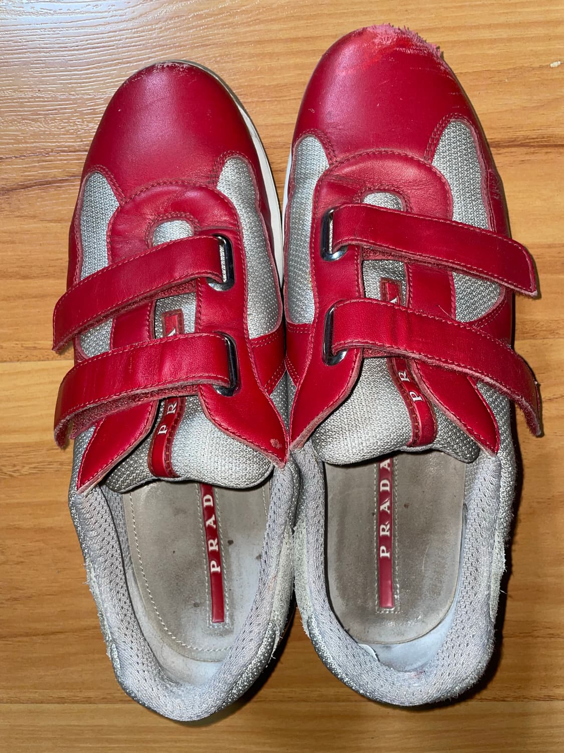 프라다 아메리카컵 벨크로 레드 상품이미지7