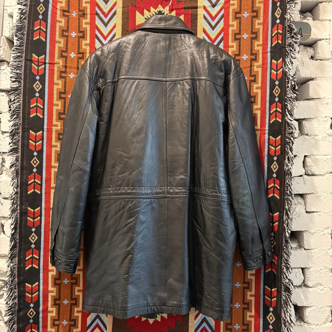 양가죽100% 빈티지 레더 코트 자켓 상품이미지2