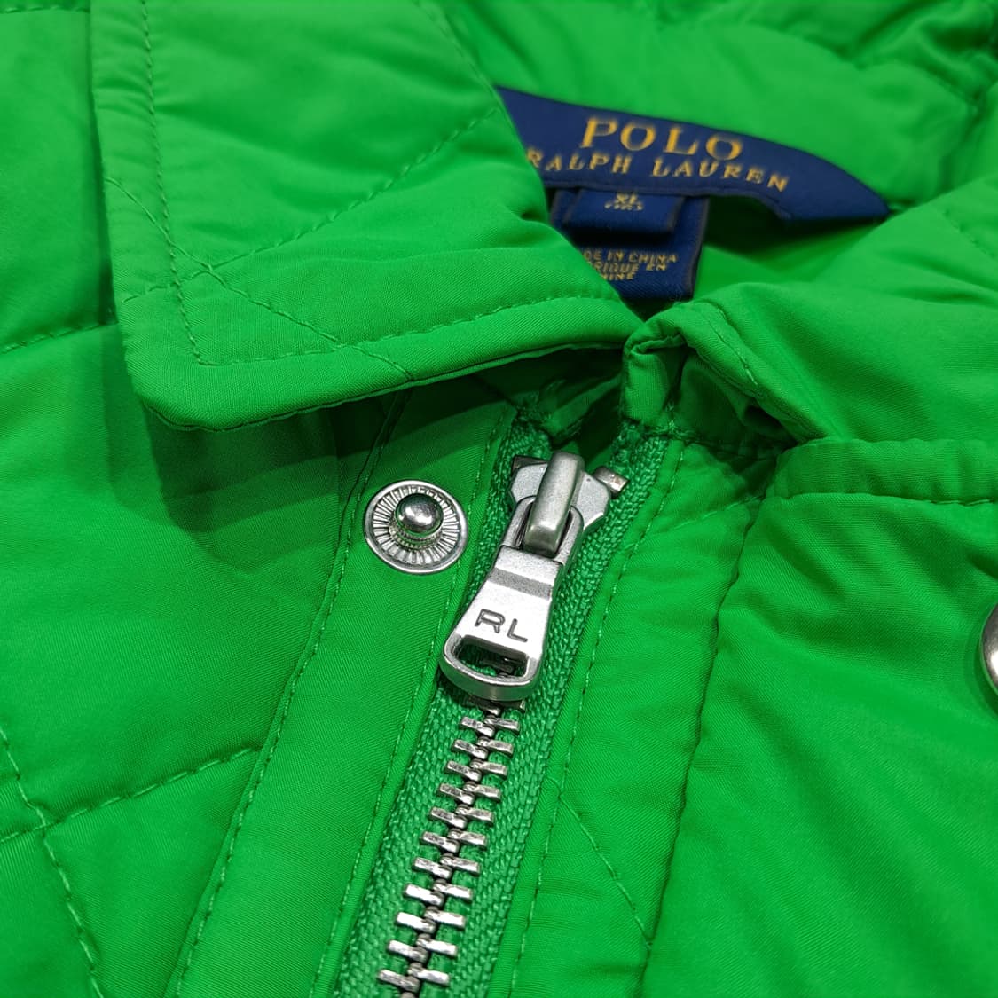 CL100 XL 폴로 다이아몬드 퀄팅 엘보우 패치 자켓 상품이미지6