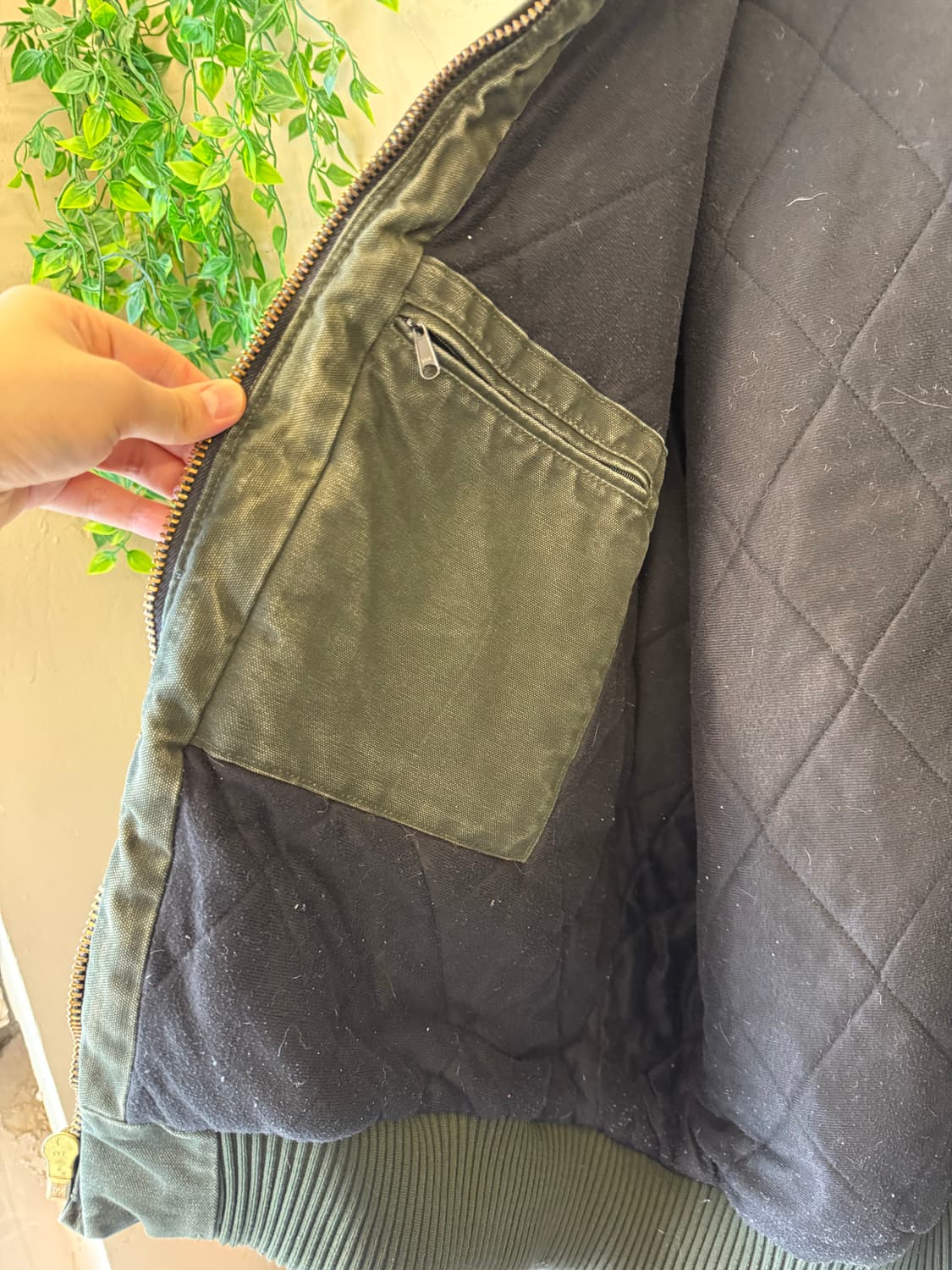 칼하트 액티브 자켓 J130 MOS 모스 그린 후드 XL 상품이미지4