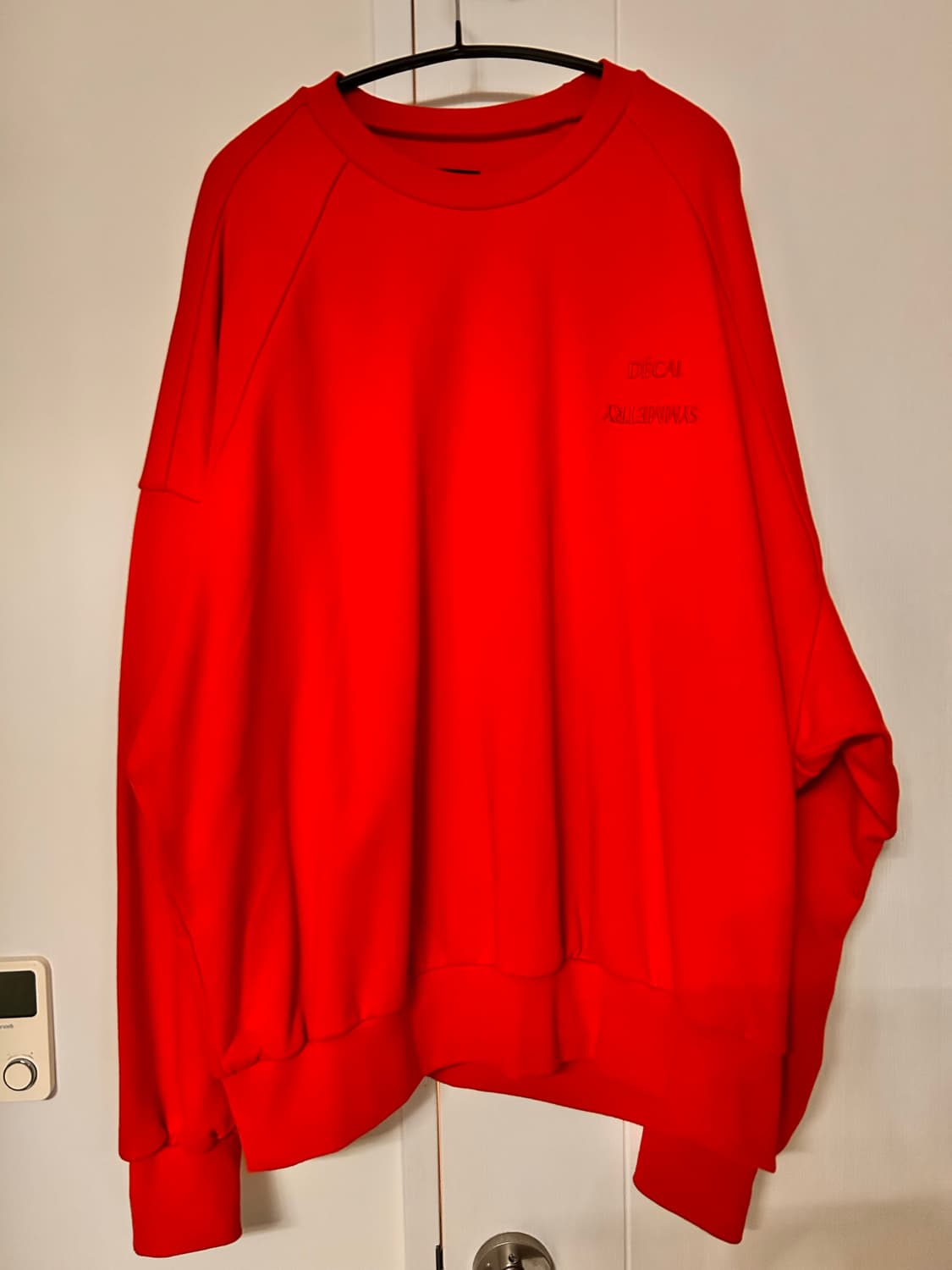 준지 / 시메트리 맨투맨 레드 / m 상품이미지1