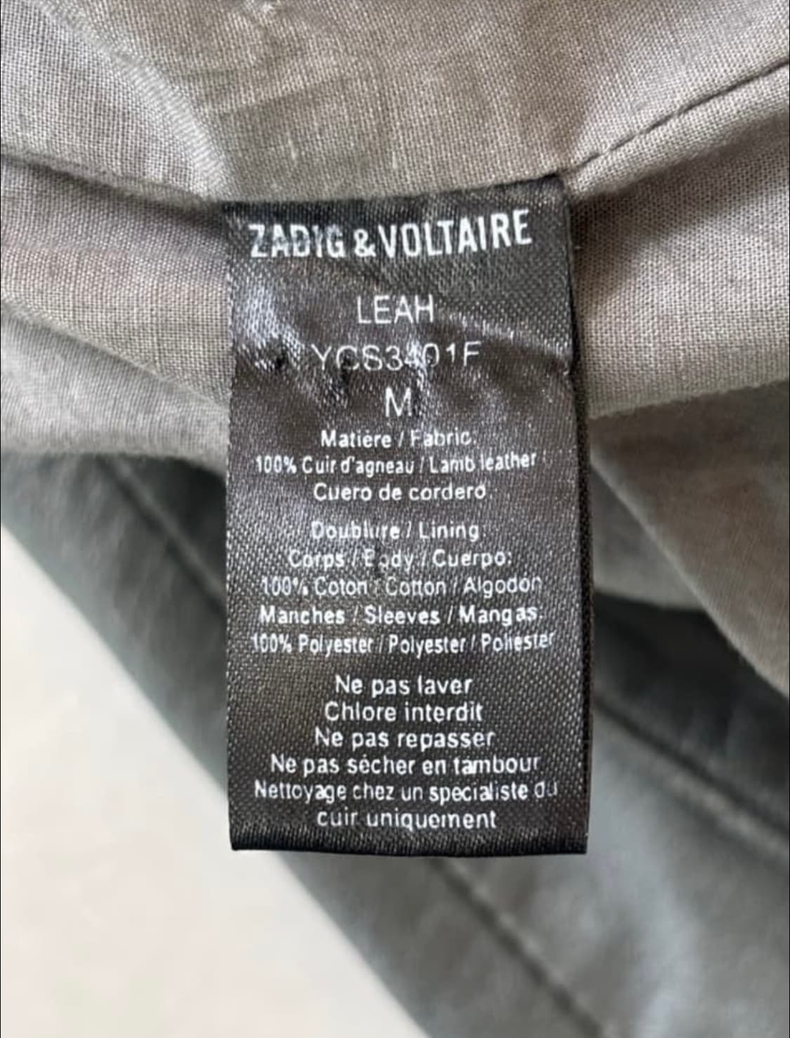 Zadig&Voltaire Leather jacket 상품이미지4