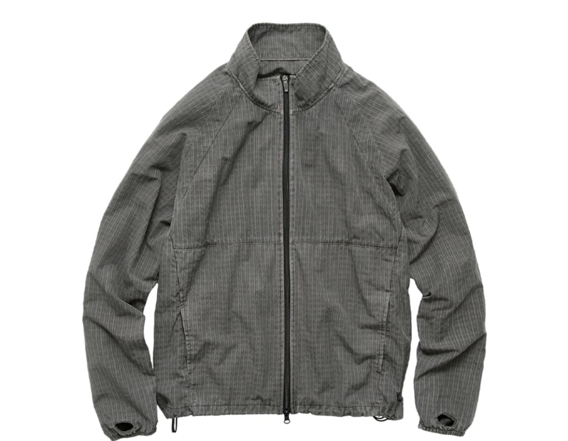 [3] 폴리테루 휴먼 체크 트랙 자켓 그레이 상품이미지1