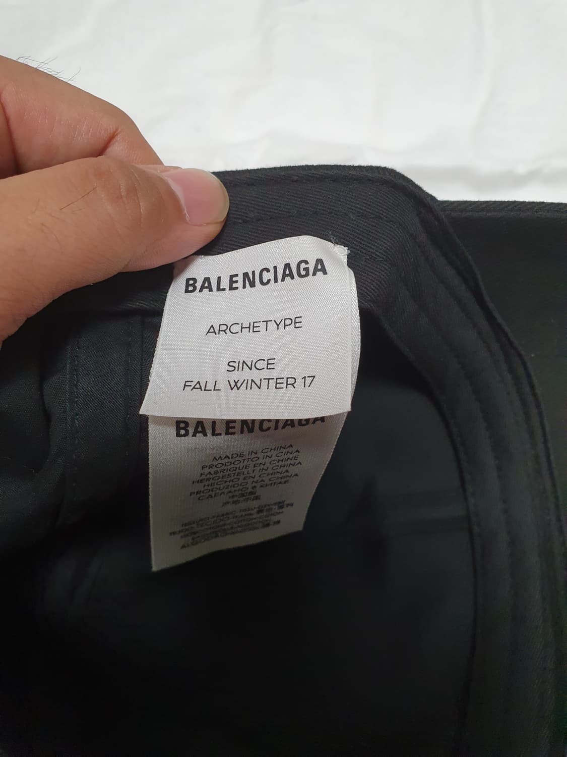 발렌시아가 웨이브로고 볼캡 상품이미지3