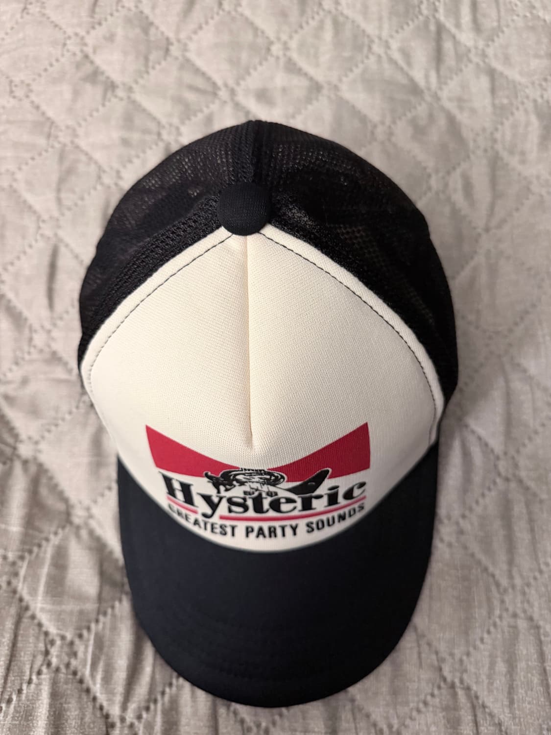히스테릭 글래머 기타 걸 메쉬 캡 블랙 상품이미지5