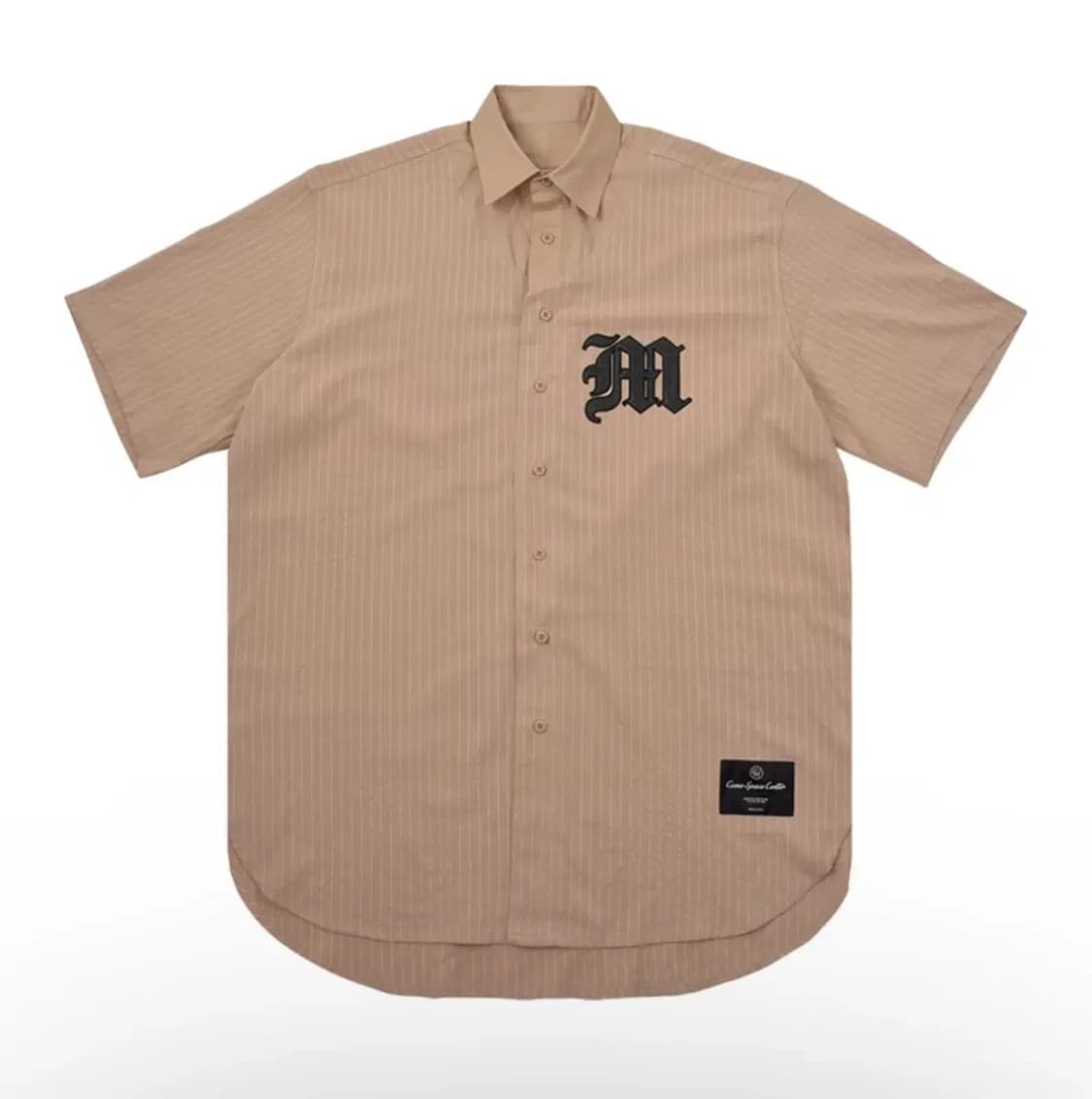 씨오엠이 카멜 베이지 베이스볼 셔츠 L 상품이미지2