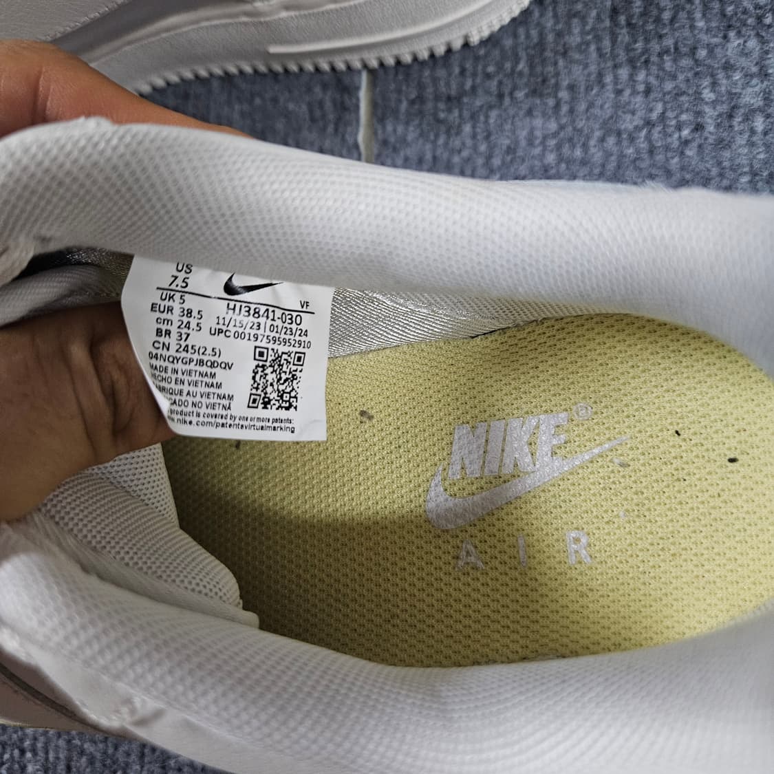 나이키 에어 포스 1 '07 팬텀 소프트 옐로우(급처) 상품이미지6