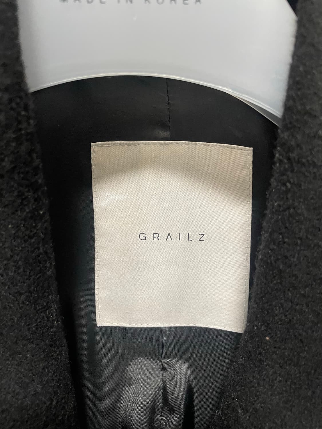 그레일즈 백 지퍼 더블 블레스티드 코트 (2) / 현 프로토콜 인덱스 상품이미지5