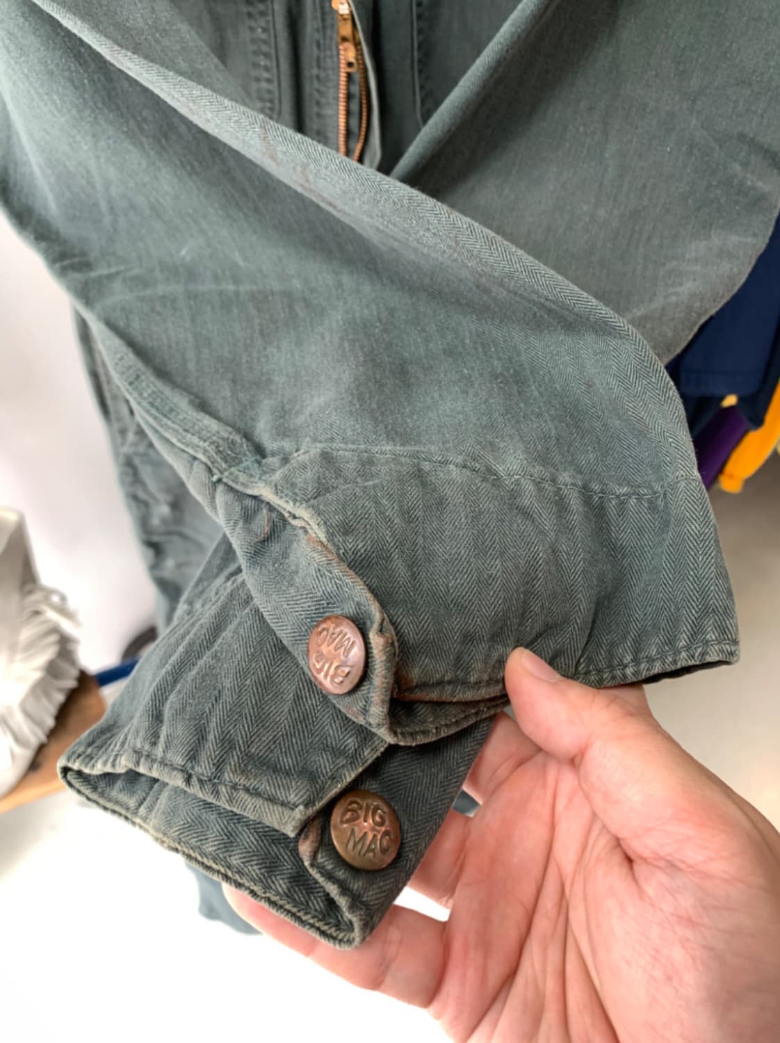 60s Big Mac HBT overalls 빅맥 오버롤 커버롤 상품이미지6