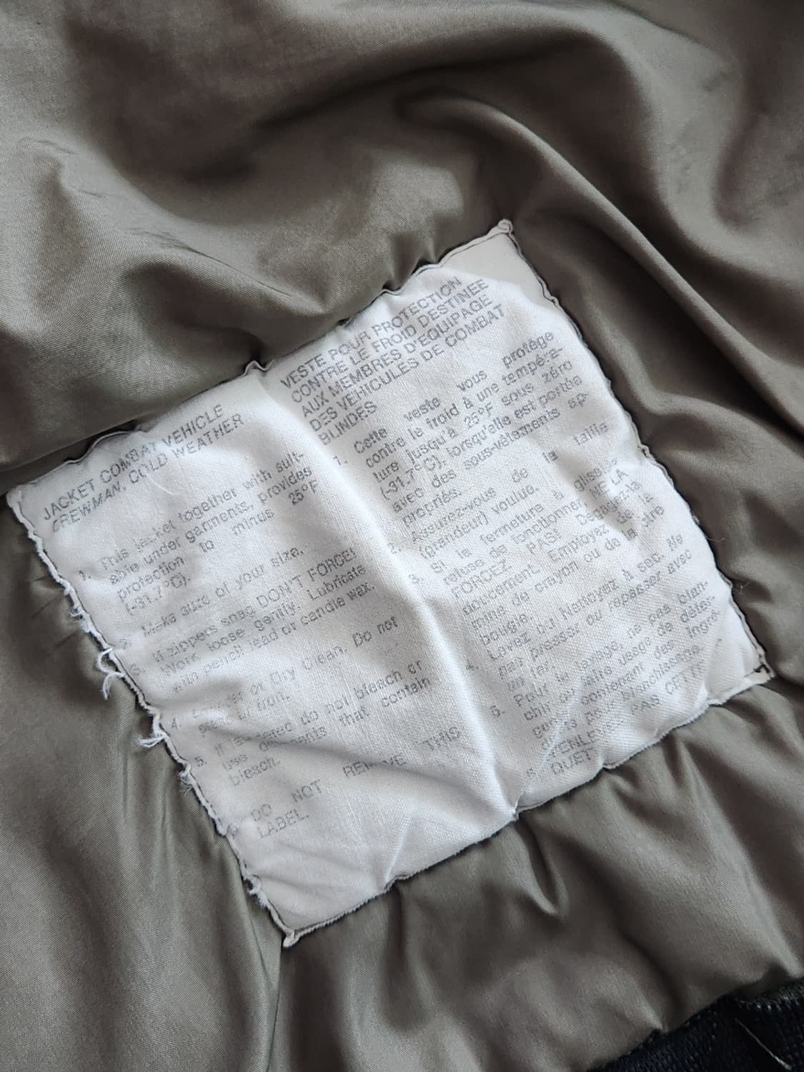 80s Canadian Army Combat Crewman Jacket 상품이미지4