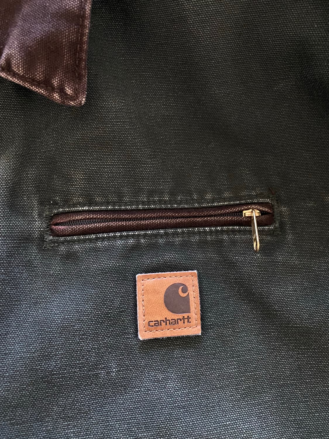 (XXL) 칼하트 j97 디트로이트 자켓 모스그린 상품이미지3