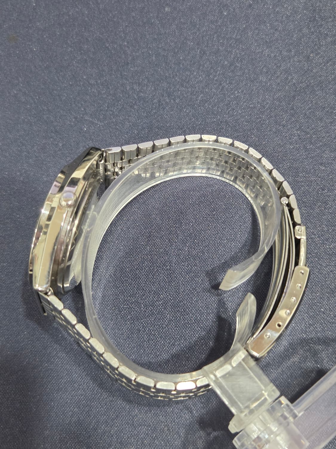 빈티지 세이코 쿼츠 타입 2 (SEIKO TYPE II) - 격자 화이트 상품이미지5
