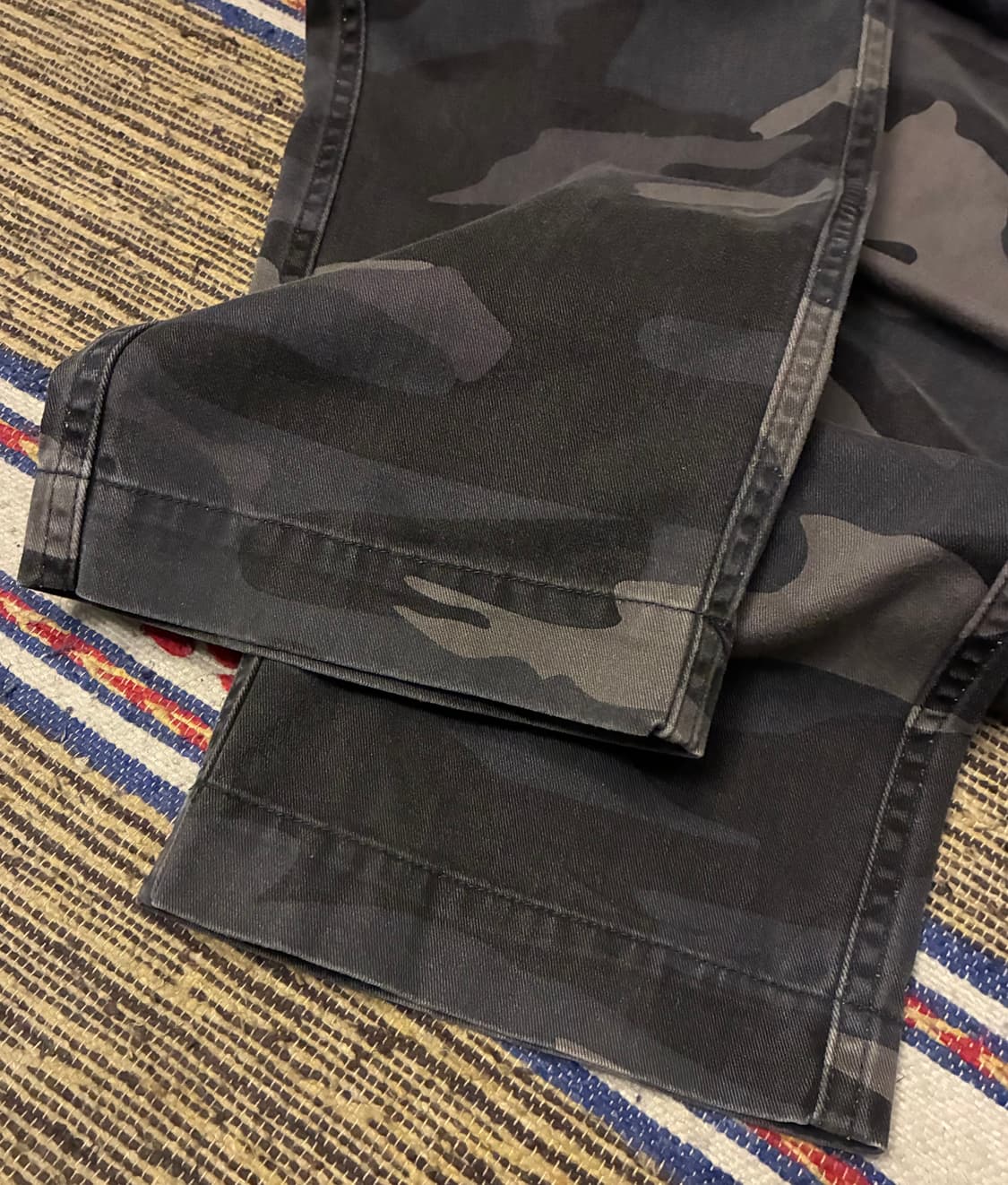 (30~32)AVIREX 아비렉스 그레이카모 워싱 치노 카고팬츠 상품이미지5