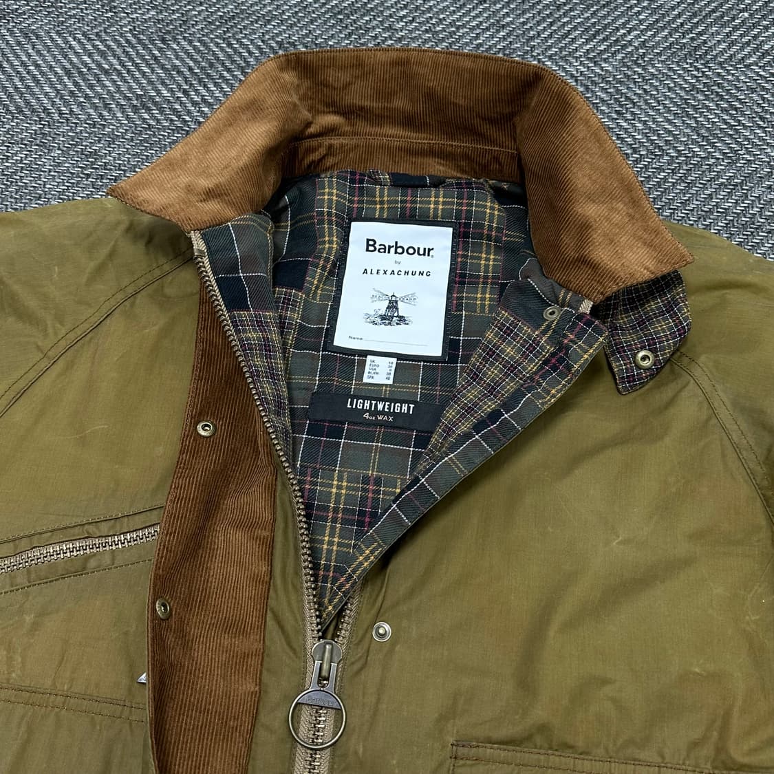 바버 by 알렉사청 라이트웨이트 왁스자켓 상품이미지9