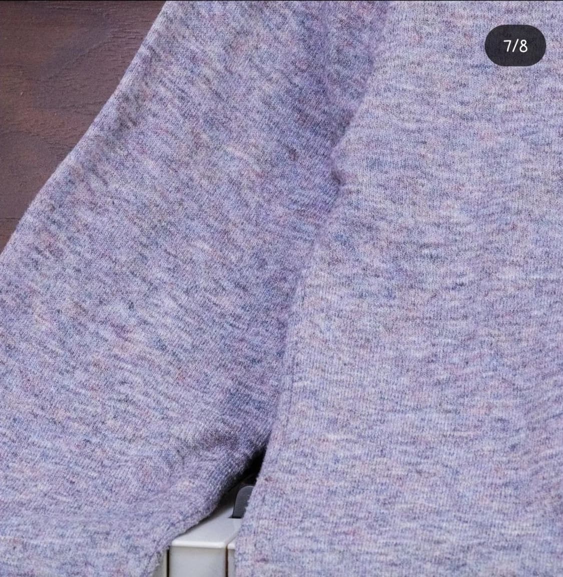 빈티지 티티카카 보라색 기본 니트 상품이미지3