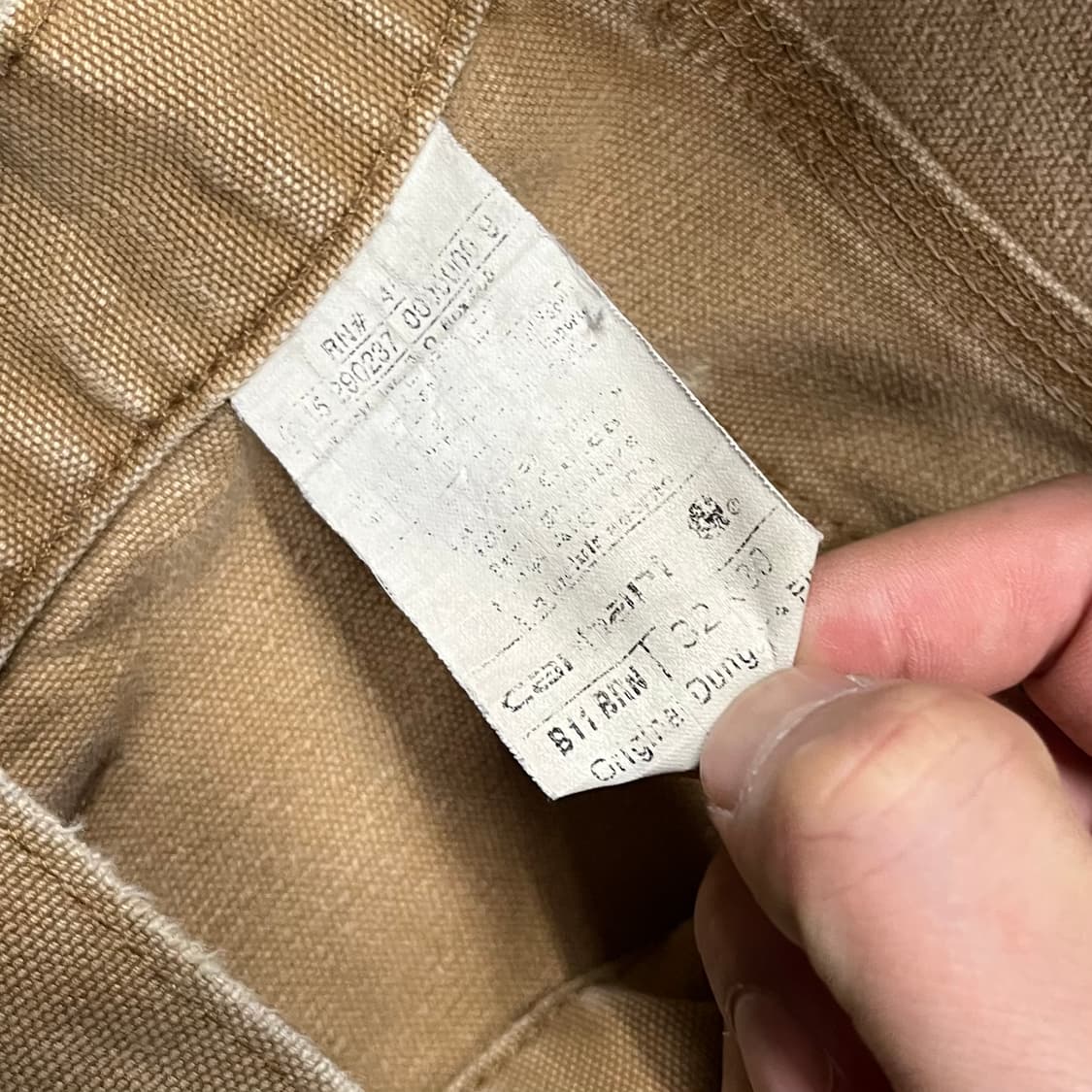 Carhartt B11 싱글니 카펜터 팬츠 (32“) 상품이미지5