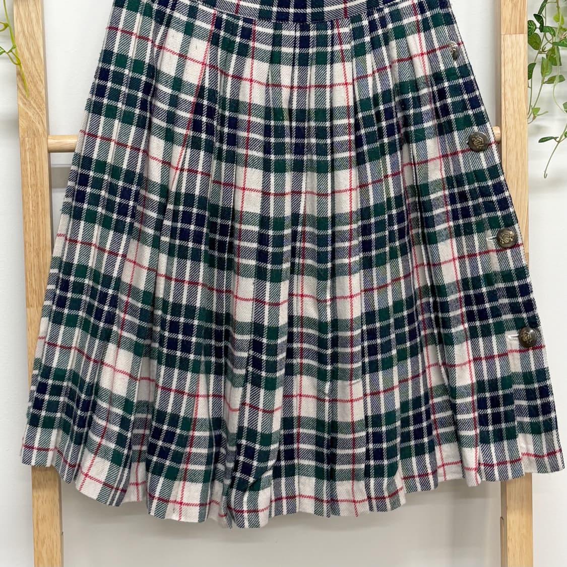 JPN/ 미디스커트 울미디스커트 클래식미디스커트 스쿨룩스커트 상품이미지3