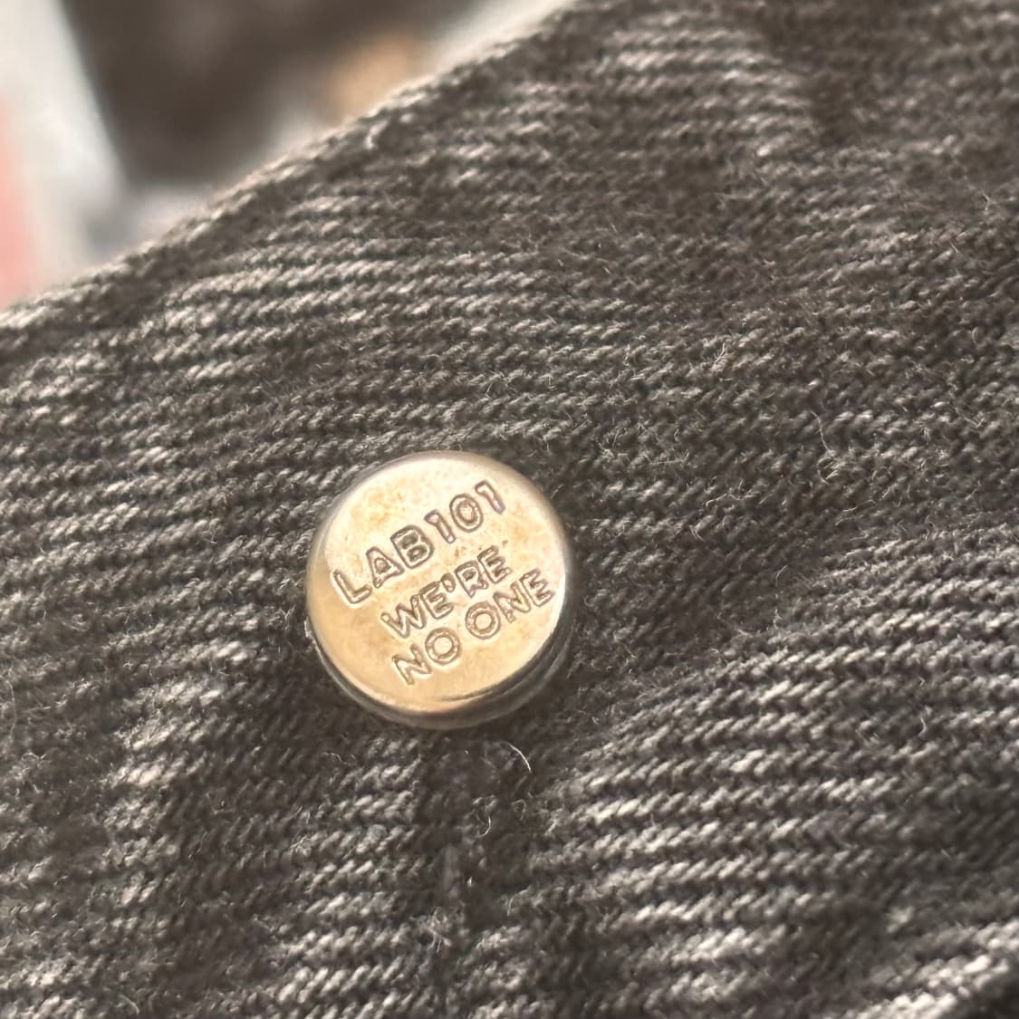 LAP 랩101 흑청 워싱 데님 28 청바지 TOM 스트레이트 상품이미지9