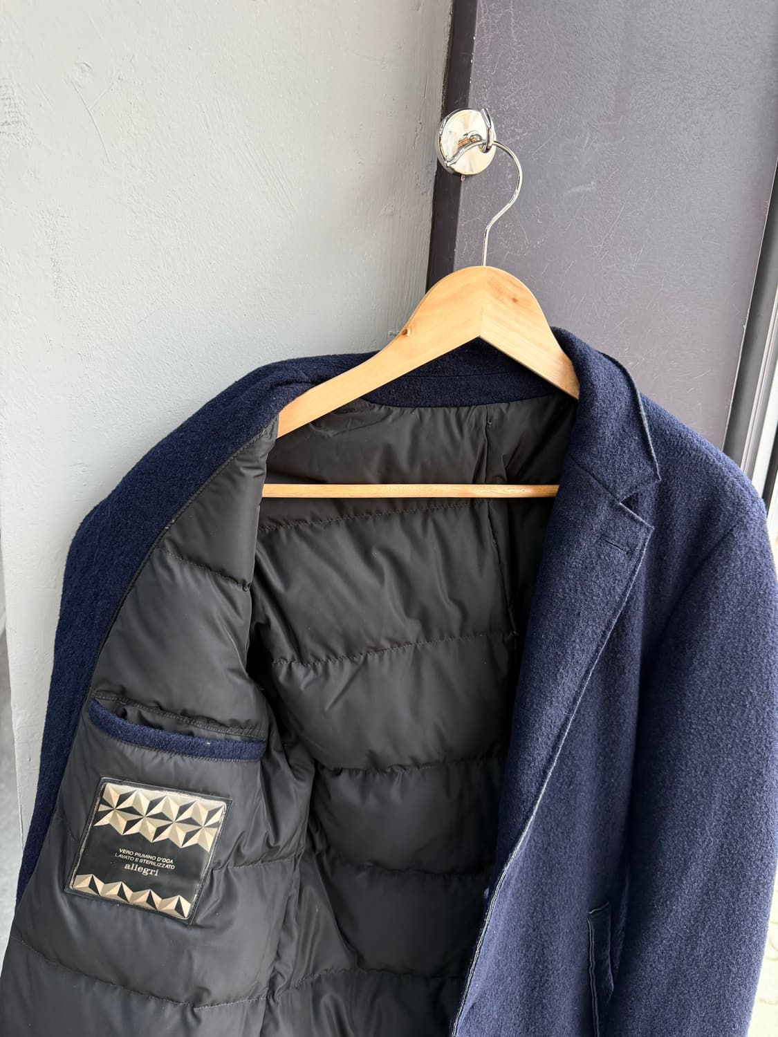 95~100/ 알레그리 구스다운 패딩 코트자켓 상품이미지6