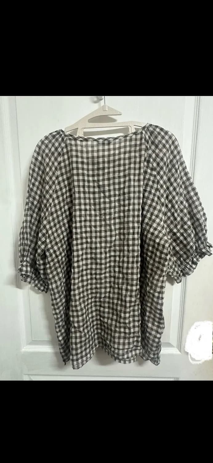 브라운 모리걸 블라우스 상품이미지3