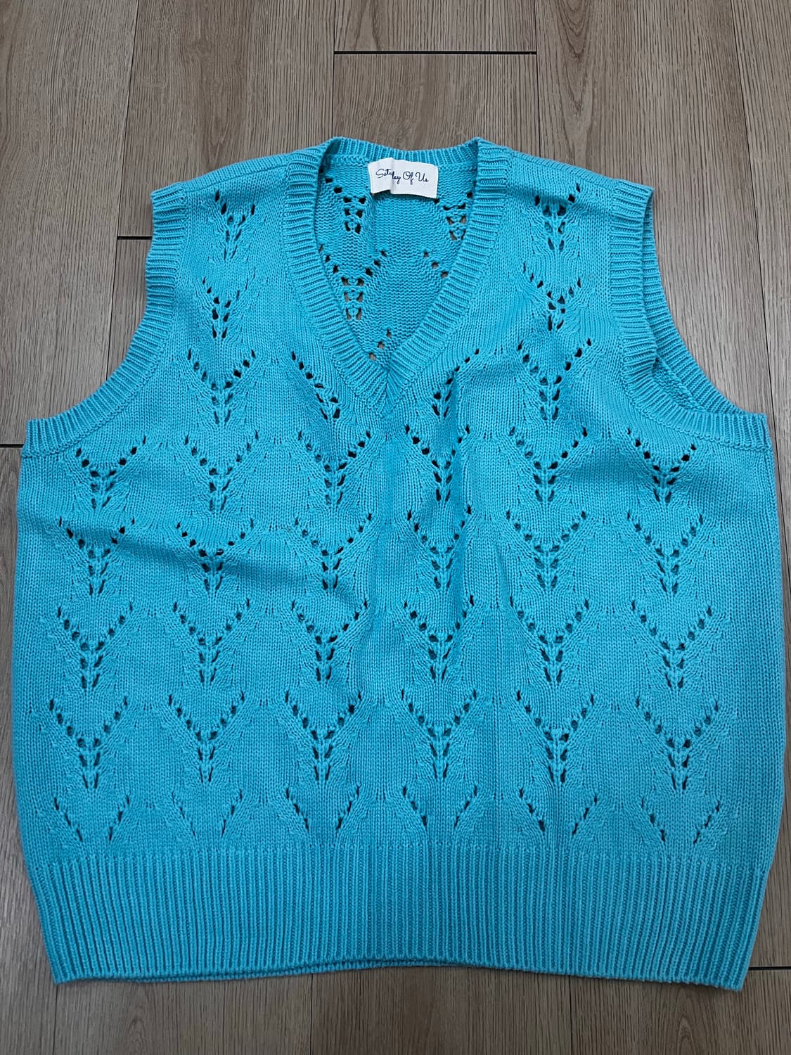 니트조끼(남성) saturday of us 상품이미지1