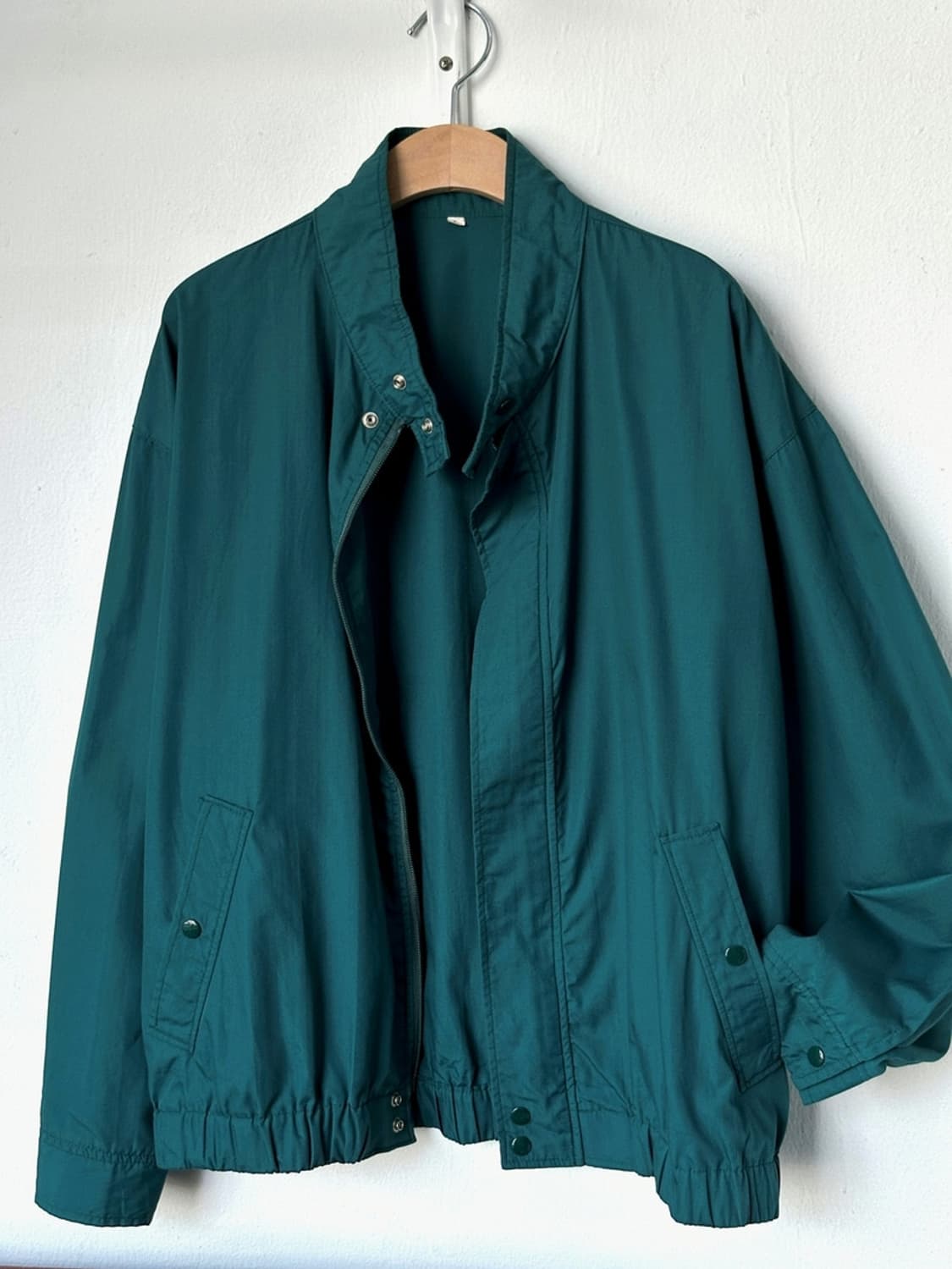 High count fabric easy blouson 상품이미지2