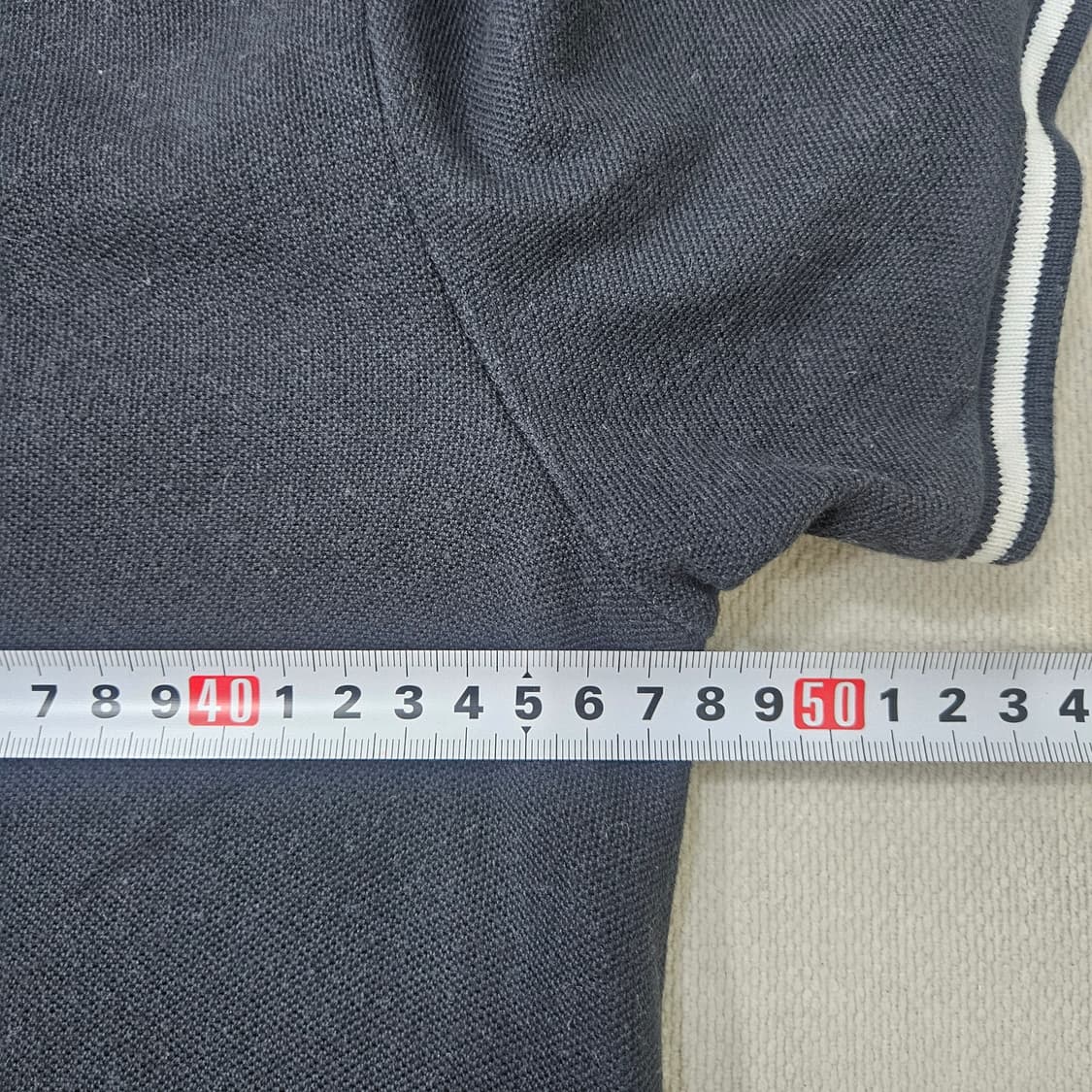 M 나이키 블랙 카라 반팔티 0325Y 상품이미지6