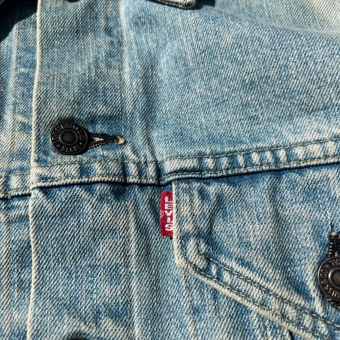 90’s 리바이스 71557 빅E 데님 트러커 자켓 상품이미지3