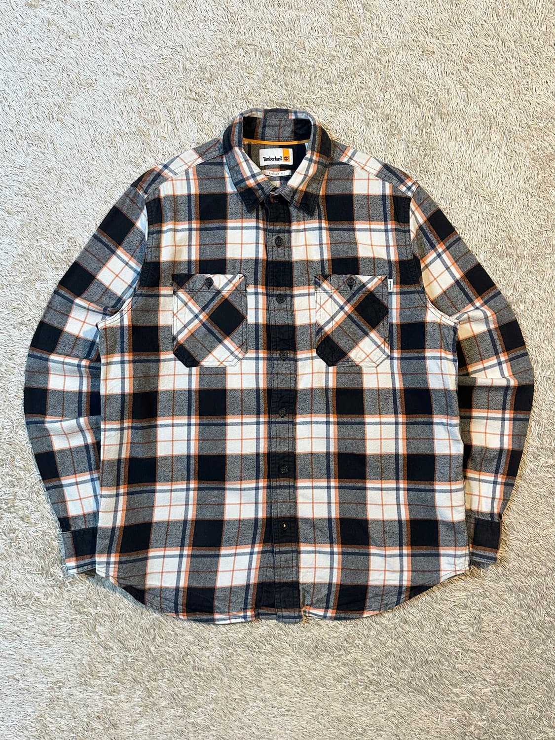 팀버랜드 TIMBERLAND 투포켓 플란넬 체크셔츠 상품이미지1