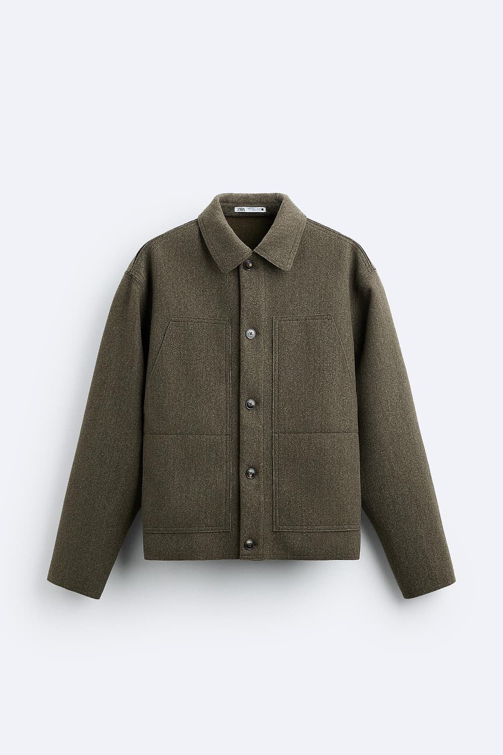 자라 zara 포켓 오버 셔츠형 자켓 남성M 상품이미지9