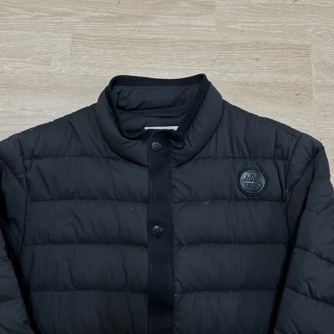 지프 JEEP 구스다운 와펜 경량패딩 점퍼 [블랙] XL/105 상품이미지2